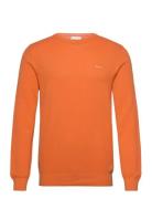 GANT Cotton Pique C-Neck Orange