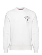 Tommy Hilfiger Wcc Arched Varsity Sweatshirt Vit