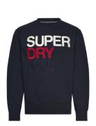 Superdry Brand Mark Sweatshirt Marinblå