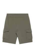 Lindex Shorts Jersey Cargo Grön