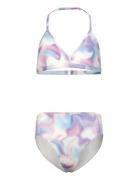 Lindex Bikini Triangle Aop Lila