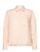 Mango Linen 100% Shirt Rosa