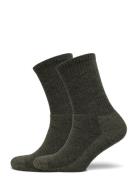 Alpacasocks&Co Merino Casual 2-Pack Khaki Green