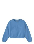 Name It Nkfkalisse Ls Short Loose Sweat Bru Blå