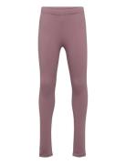 Lindex Leggings Basic Brushed Inside Lila