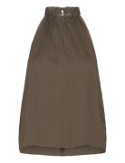 Dante6 D6Fame Pleated Halter Top Khaki Green