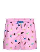 Happy Socks Ice Cream Swim Shorts Rosa