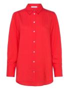 Mango Stripe-Patterned Shirt Röd