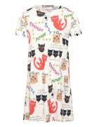 Mini Rodini Clairvoyant Cats Aop Ss Dress Multi/patterned