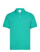 GANT Reg Shield Ss Pique Polo Grön