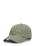 Tommy Hilfiger Tjw Linear Logo 6 Panel Cap Khaki Green