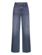 GANT Low Wide Leg Jeans Blå