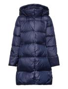 Ralph Lauren Kids Quilted Long Jacket Marinblå