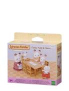 Sylvanian Families Family Table & Chairs Multi/patterned
