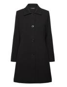 Lauren Ralph Lauren Crepe Coat Svart