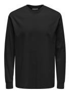 ONLY & SONS Onsfred Life Ls Tee Noos Svart