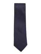 AN IVY Navy Kingfisher Silk Tie Marinblå