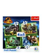 Trefl Trefl 4 I 1 35+48+54+70 Bit Jurassic World Multi/patterned