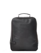 Ceannis Ravenna Backpack Black Leather Svart