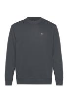 Tommy Jeans Tjm Reg S Flag Crew Ext Grå