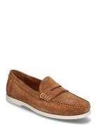 Polo Ralph Lauren Merton Suede Penny Loafer Brun