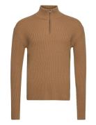 Bruuns Bazaar Simbbbilly Zip Knit Beige