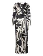 Mango Buckle Print Jumpsuit Svart