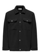 ONLY & SONS Onsemilio Teddy Overshirt Sweat Vd Svart