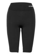 Hummel Hmlclea Seamless Cycling Shorts Svart