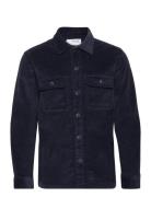 Selected Homme Slhloose-Dan Cord Overshirt O Marinblå