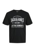 Jack & J S Jjjeans Tee Ss O-Neck Ln Svart