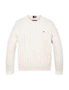 Tommy Hilfiger Essential Reg Cable Sweater Vit