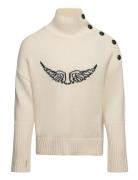 Zadig & Voltaire Kids Polo Neck Sweater Or Jumper Kräm