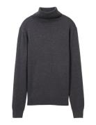 Tom Tailor Knit Basic Turtleneck Grå