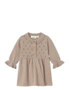 Lil'Atelier Nbfnimi Ls Knit Dress Lil Beige