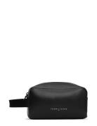 Tommy Hilfiger Tjm Leather Washbag Svart