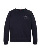 Tommy Hilfiger Th Logo Puff Embr Reg Sweatshirt Marinblå