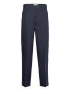 GANT Linen Suit Pants Blå