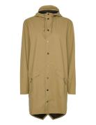 Rains Long Jacket Brun