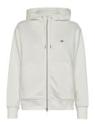 GANT Shield Zip Hoodie Kräm