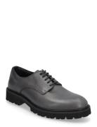 S.T. VALENTIN Lightweight Derby - Grained Leather Grå