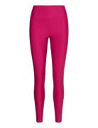 Casall Graphic High Waist Tights Rosa