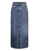 G-Star RAW Viktoria Long Skirt Wmn Blå