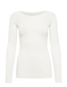 Gai+Lisva Amalie L/S Wool Top Vit