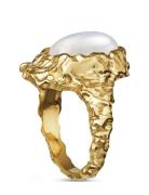 Maanesten Goddess Ring Moonst Guld