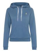 Polo Ralph Lauren Shrunken Fit Fleece Hoodie Blå