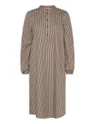 FREE/QUENT Dress From Freequent In A Light Material With A Striped Pri...