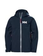 Helly Hansen Jr Rigging Rain Jacket Blå