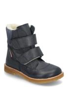 ANGULUS Boots - Flat - With Velcro Marinblå