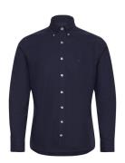 Hackett London Ess Gmt Dyed Oxford Marinblå